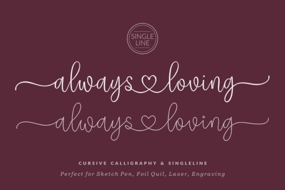 Always Loving: A Handwritten Font for Authentic Designs