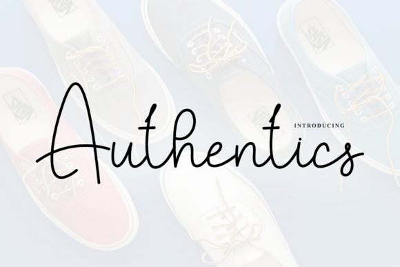 Authentics: A Handwritten Font for Timeless Brand Identity