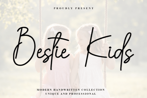 Bestie Kids: A Handwritten Font for Modern Clarity