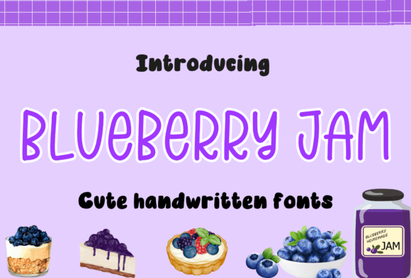 Blueberry Jam: Your Go-To Font for Handmade Charm