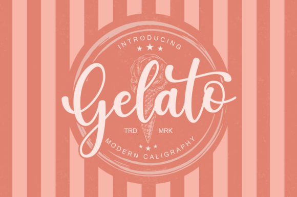 Gelato: The Handwritten Font for Elegant Design