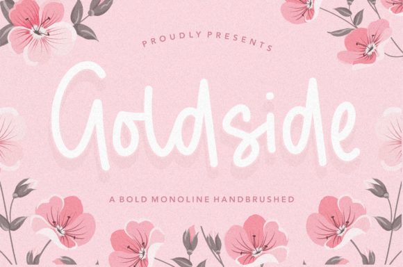 Goldside: A Bold Handwritten Font for Impactful Design