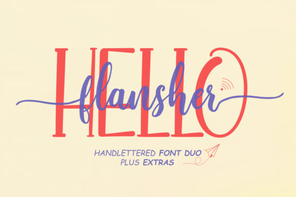Hello Flansher: A Handwritten Font for Personalized Projects