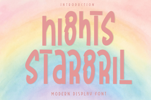 Nights Stargril: A Modern Handwritten Typeface