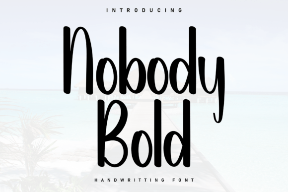 Nobody Bold: A Handwritten Font with Real Character