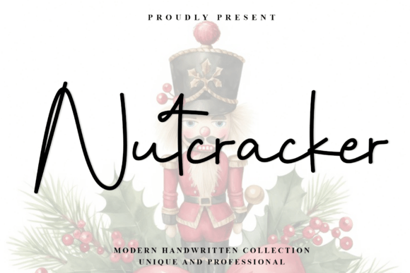 Nutcracker: Crafting Elegance with a Modern Script Font