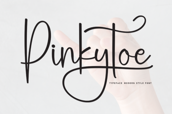 Pinkytoe: A Sweet, Cursive Font for Elegant & Joyful Designs