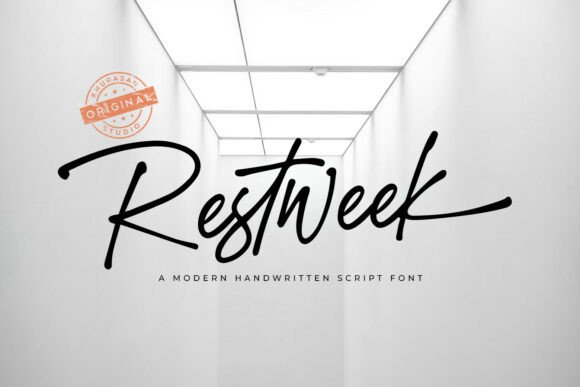 Restweek: The Handwritten Font for Authentic Branding