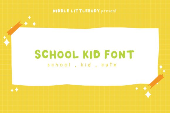 School Kid Font: A Handwritten Typeface for Authentic Designs