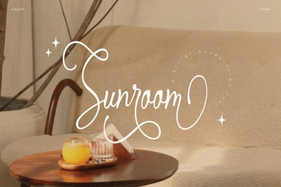Sunroom: Where Handwritten Elegance Meets Modern Design