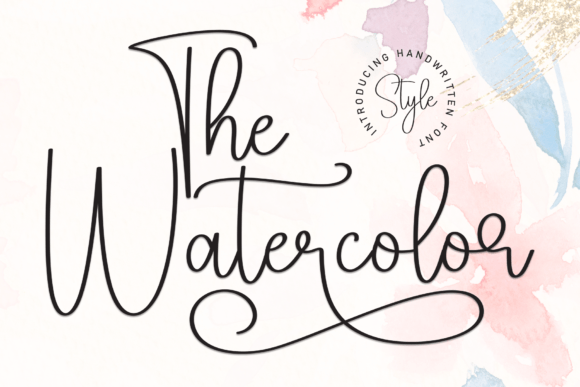 The Watercolor Font: Bringing a Handmade Touch to Your Brand